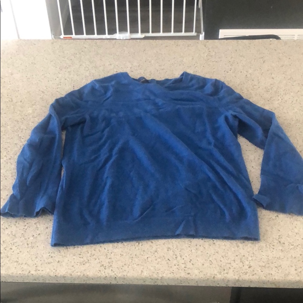 CASHMERE ROYAL BLUE TALBOTS SWEATER